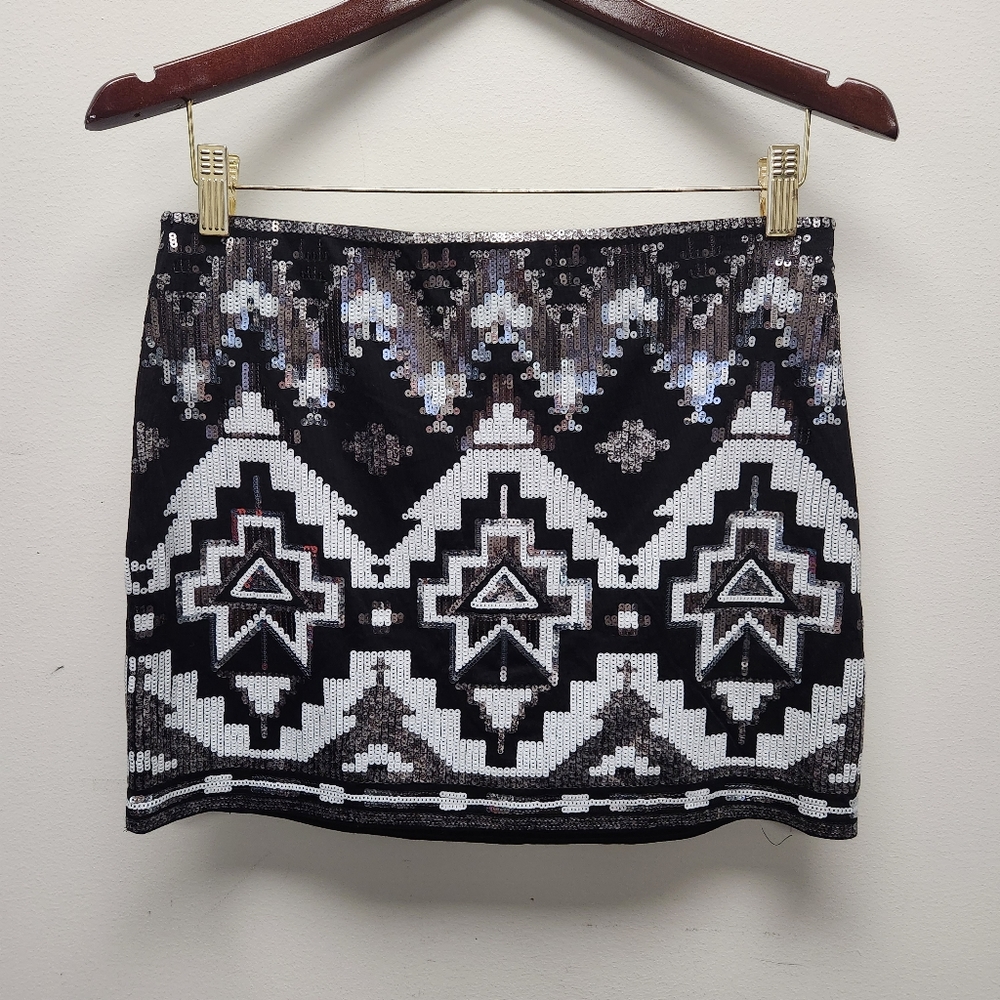 Express fully sequined skirt. Small